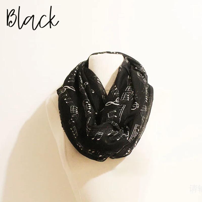 Music Note Scarf