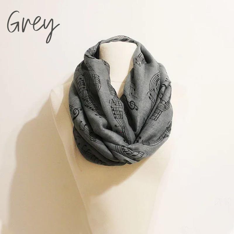 Music Note Scarf