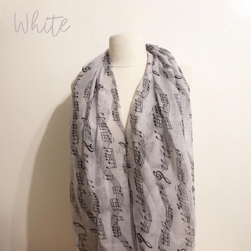 Music Note Scarf