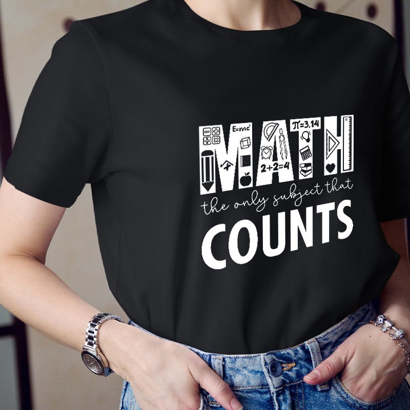 Math Counts Teacher T-Shirt