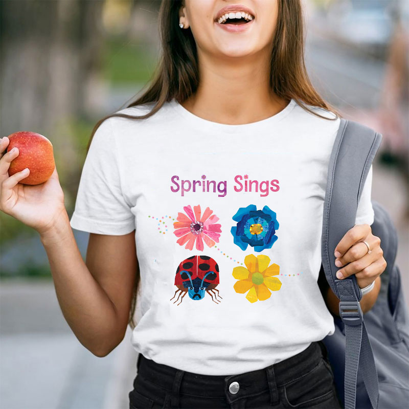 Spring Sings Teacher T-Shirt