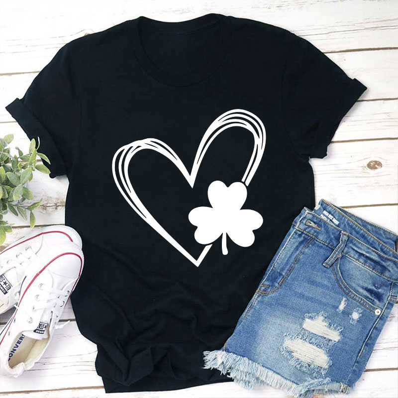 Love Clover Teacher T-Shirt