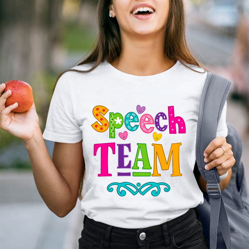 Speech Team Teacher T-Shirt