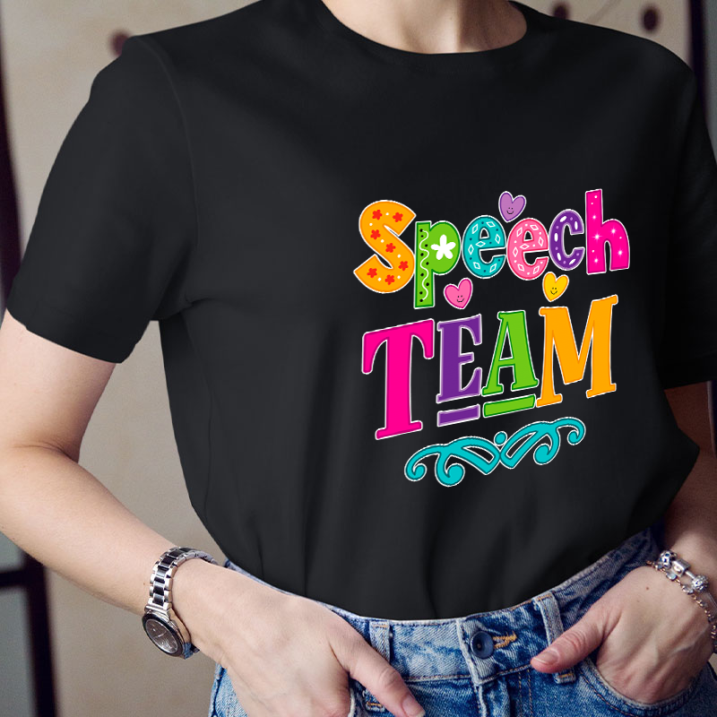 Speech Team Teacher T-Shirt