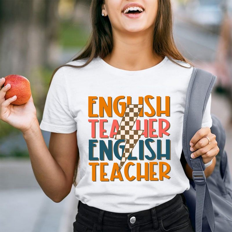 Lightning English Teacher T-Shirt