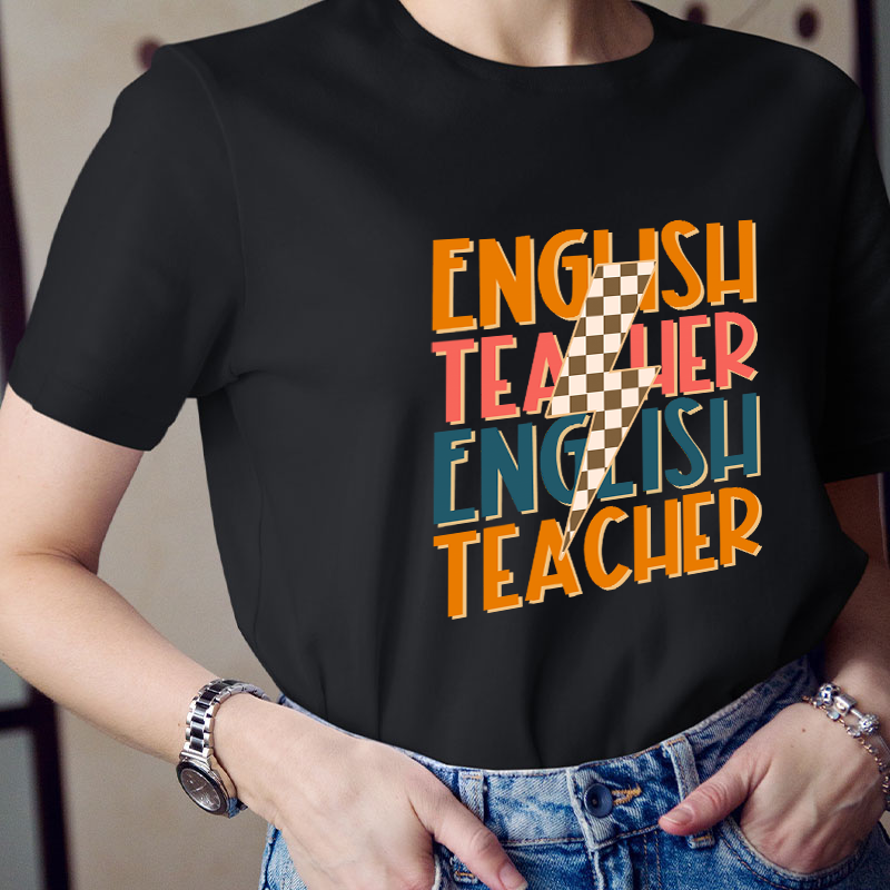 Lightning English Teacher T-Shirt