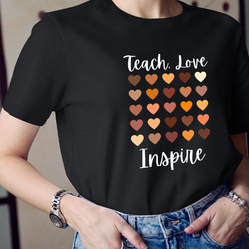Teach Love Inspire Teacher T-Shirt