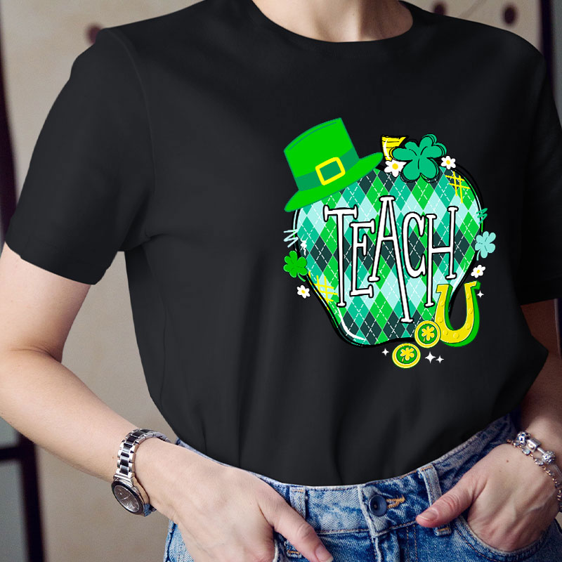 Lucky Apple Teacher T-Shirt