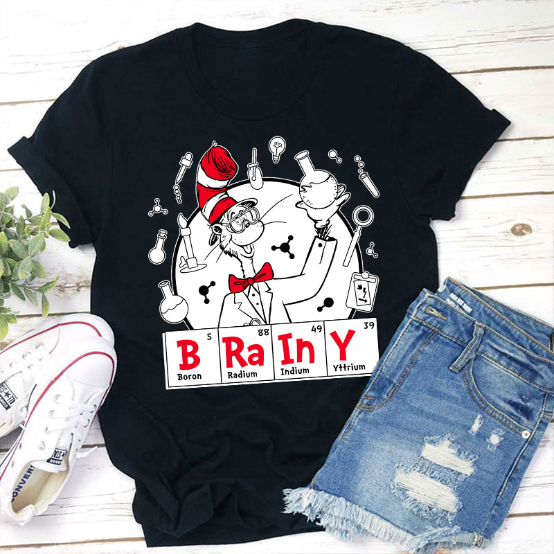 Brainy Chemistry Teacher T-Shirt