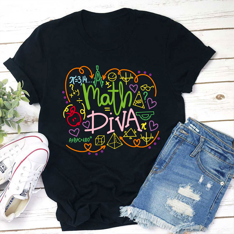 Math Diva Mathematical Symbol T-Shirt