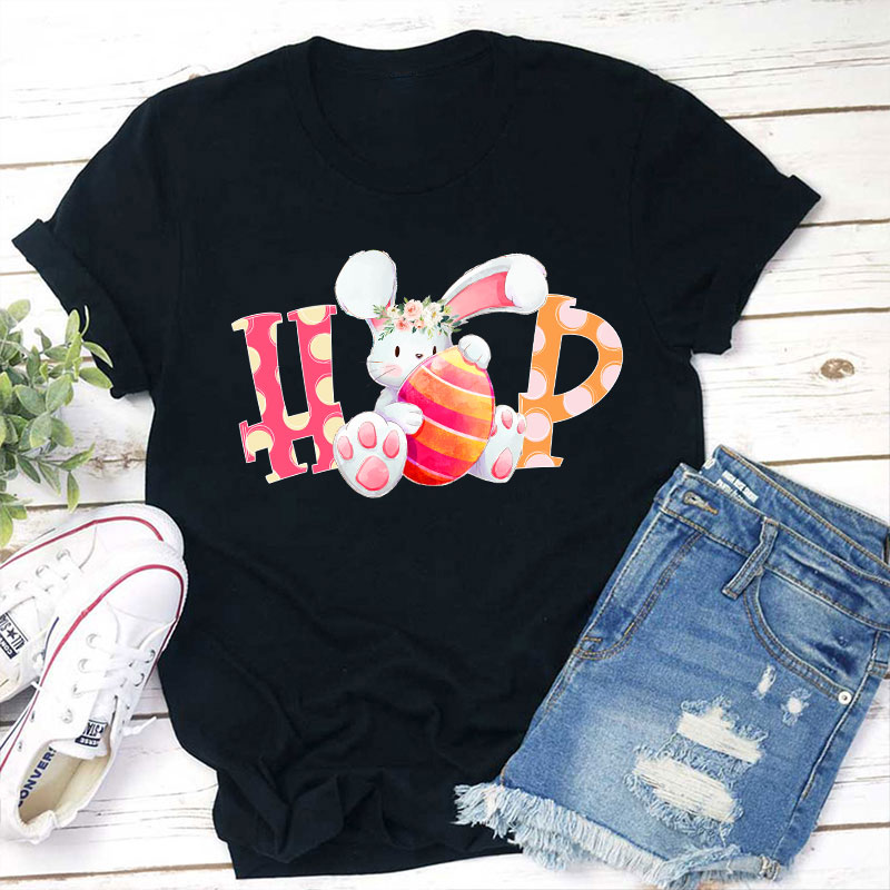 Hip Hop Bunny Teacher T-Shirt