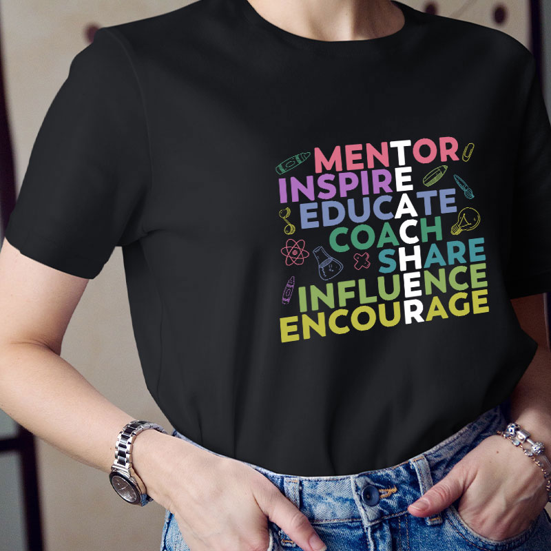 Mentor Inspire Teacher T-Shirt