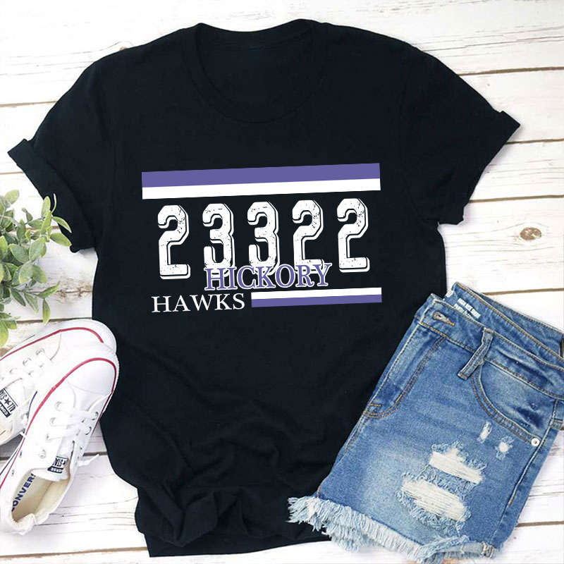 Personalized Zip Code School Teacher T-Shirt