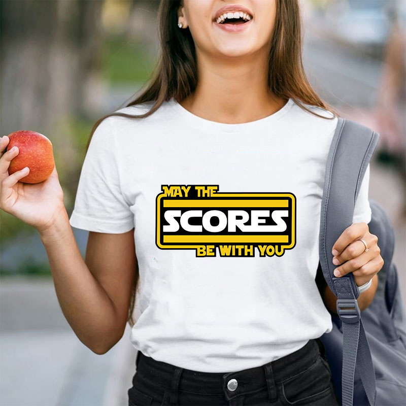 May The Scores Be With You Teacher T-Shirt