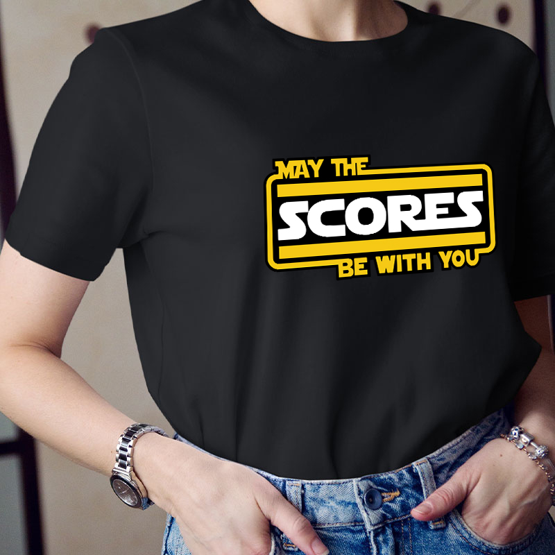 May The Scores Be With You Teacher T-Shirt
