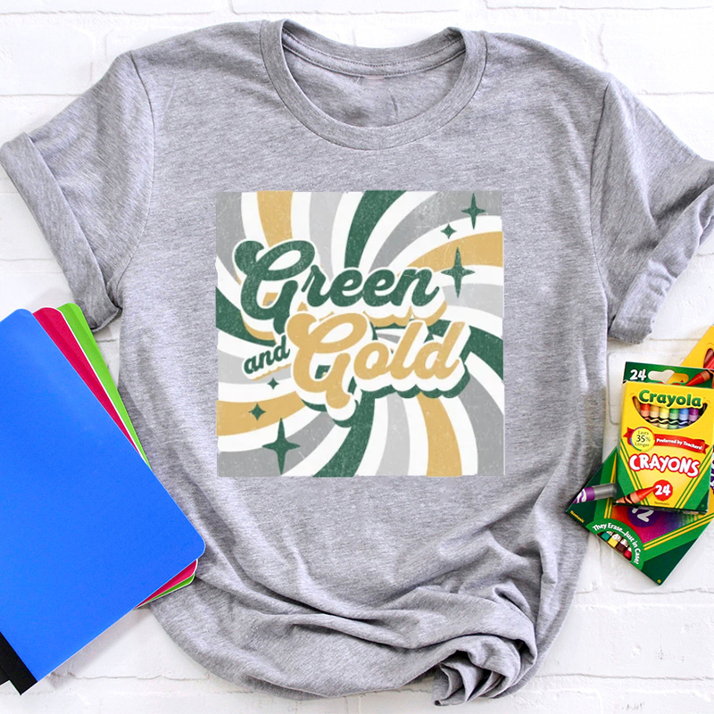 Personalized School Spirit School Color Teacher T-Shirt