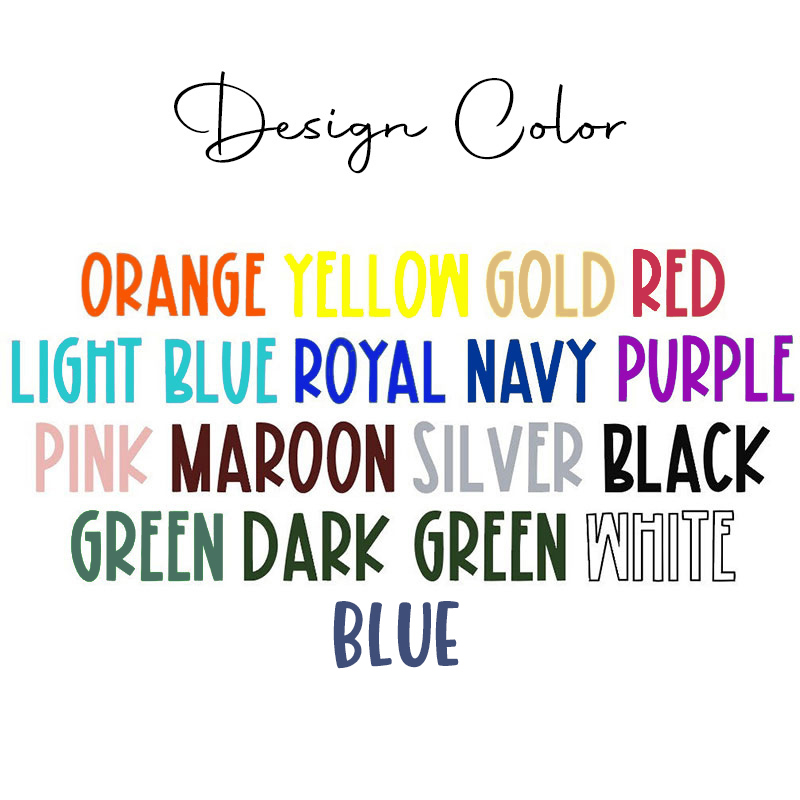 Personalized School Spirit School Color Teacher T-Shirt