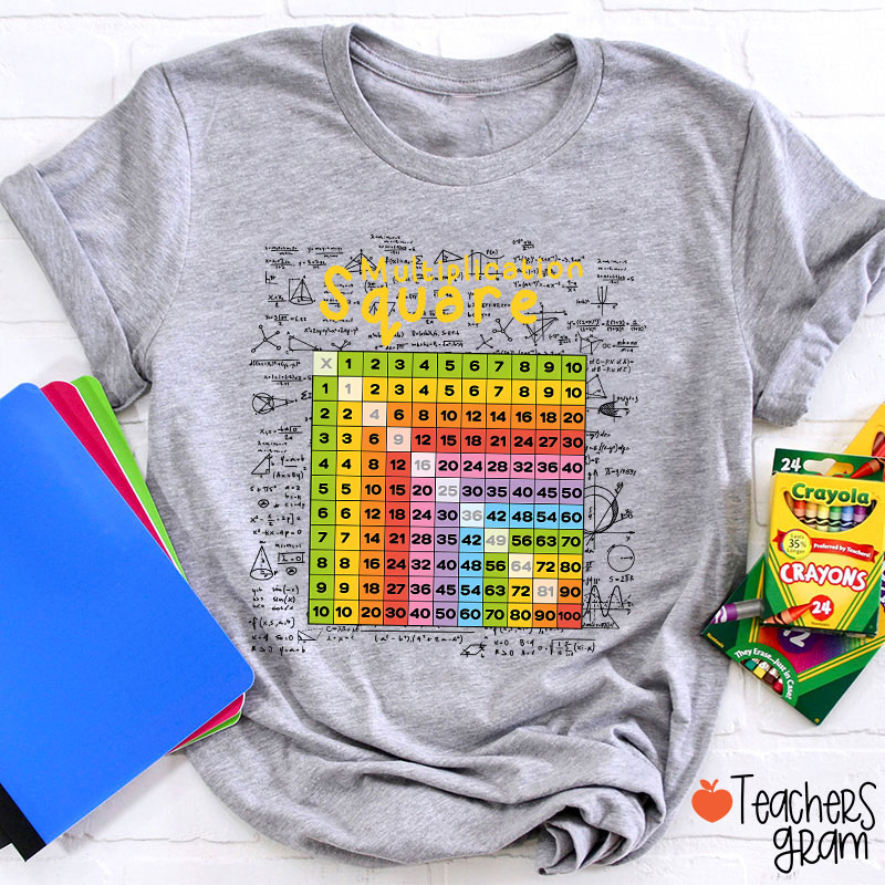 Number Multiplication Table Teacher T-Shirt