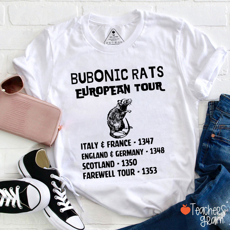Bubonic Rats History Teacher T-Shirt