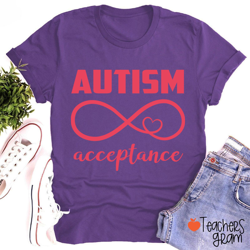 Autism Acceptance Teacher T-Shirt