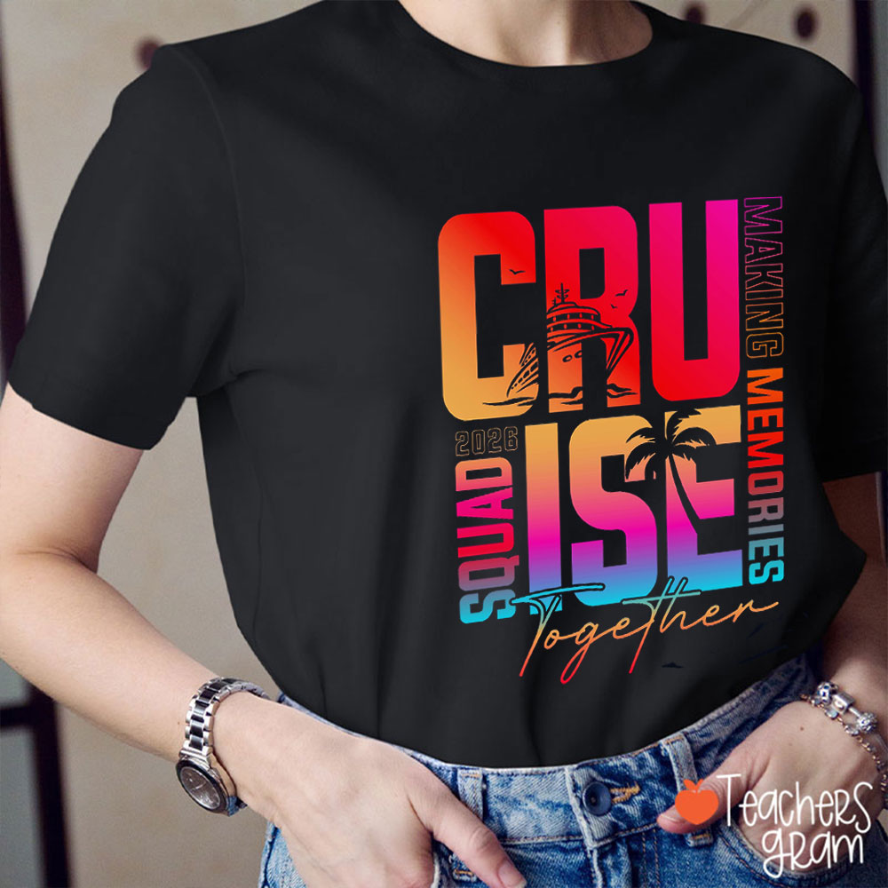 Personalized Year Cruise Squad Teacher T-Shirt