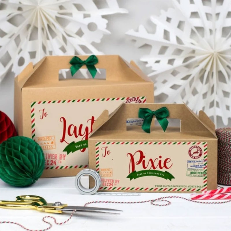 Personalized Christmas Eve Teacher Gift Box