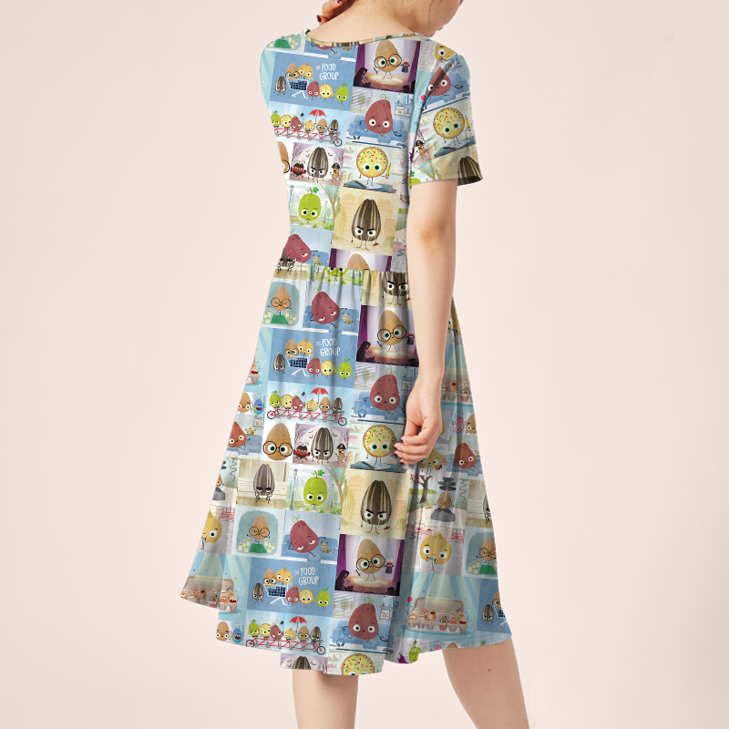 The Smart Cookie The Bad Seed Teacher Printed One Piece Dress