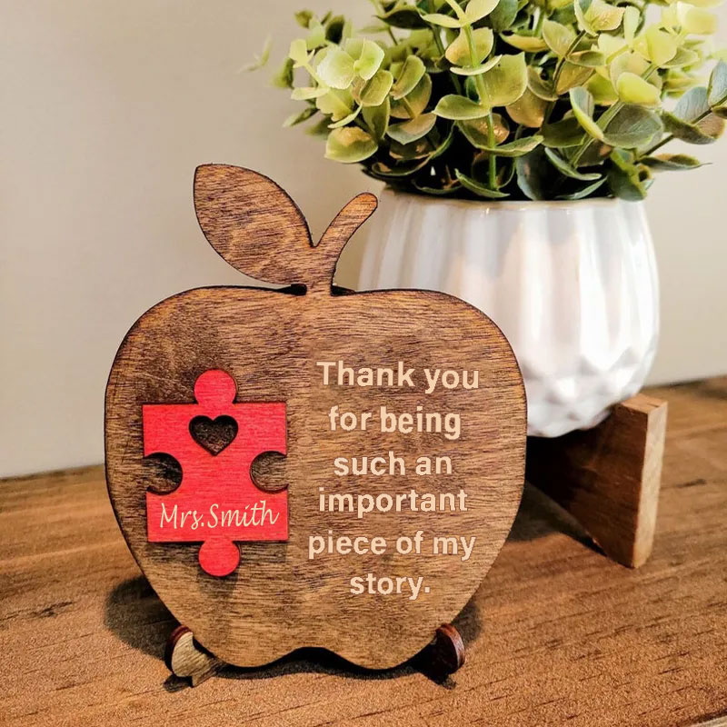Personalized Thank You For Being Such An Important Piece Of My Story Teacher Gift