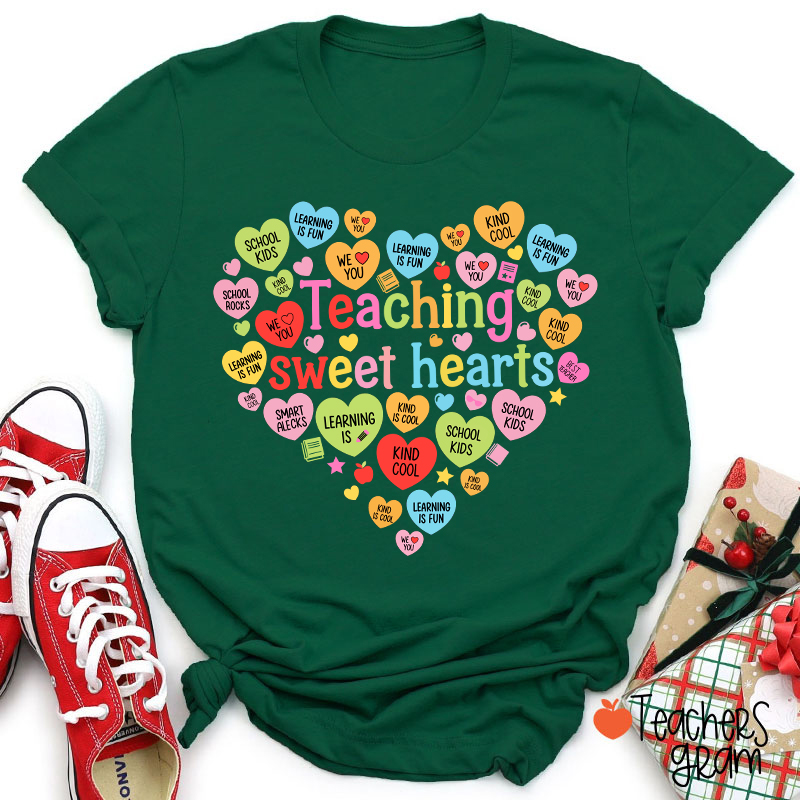Teaching Sweet Hearts Teacher T-Shirt