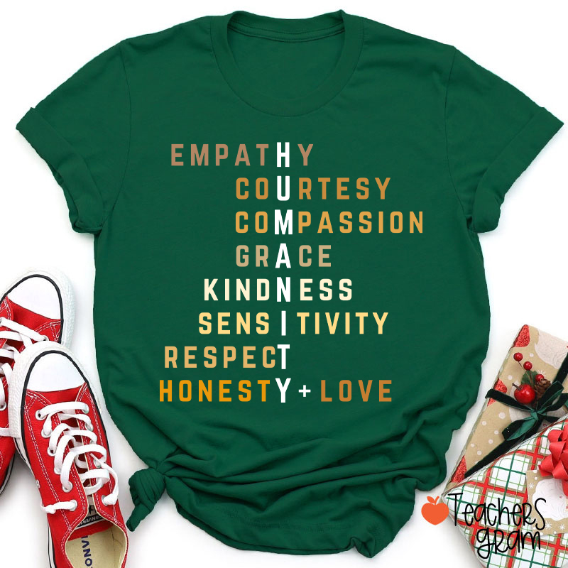 Humanity Crossword Teacher T-Shirt