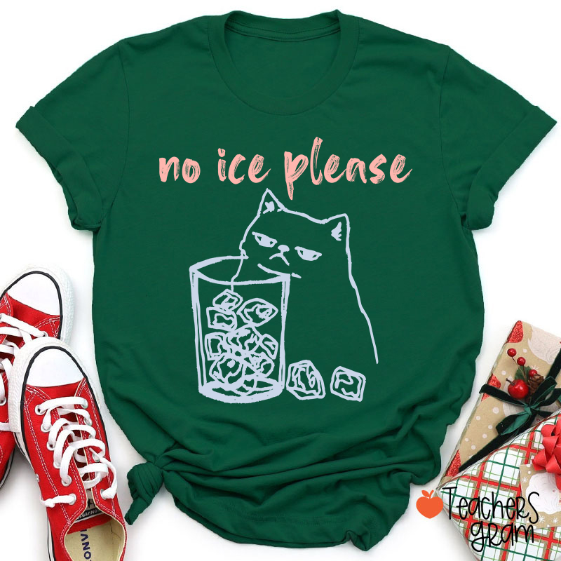 No Ice Please Teacher T-Shirt