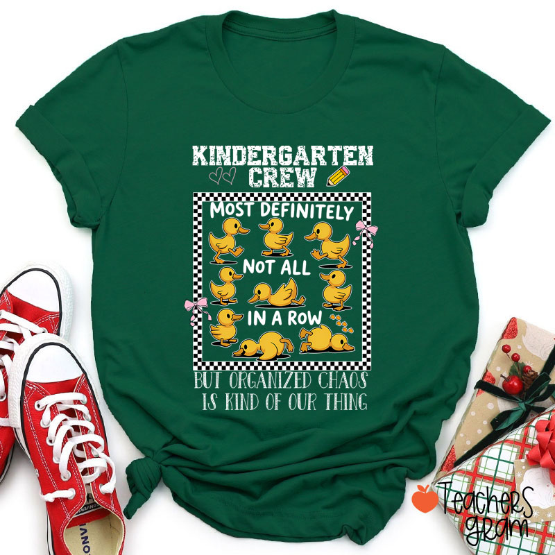 Personalized Most Definitely Not All In A Row But Teacher T-Shirt