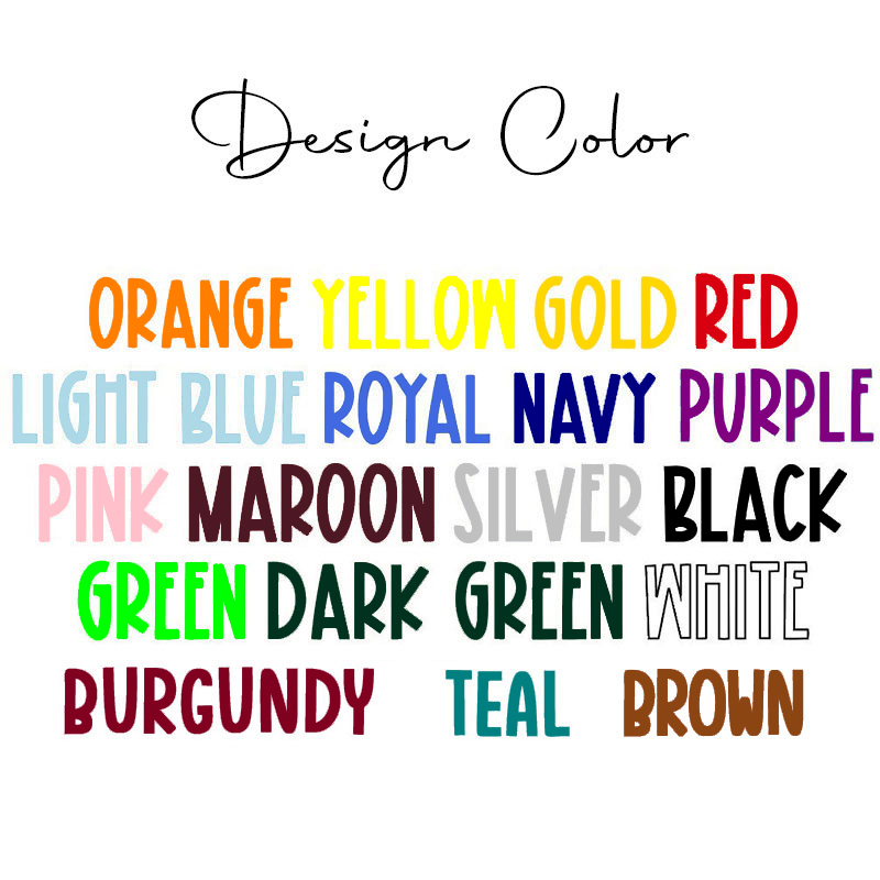 Personalized Name And School Initials Cheer Imitation Glitter Teacher Two Sided T-Shirt