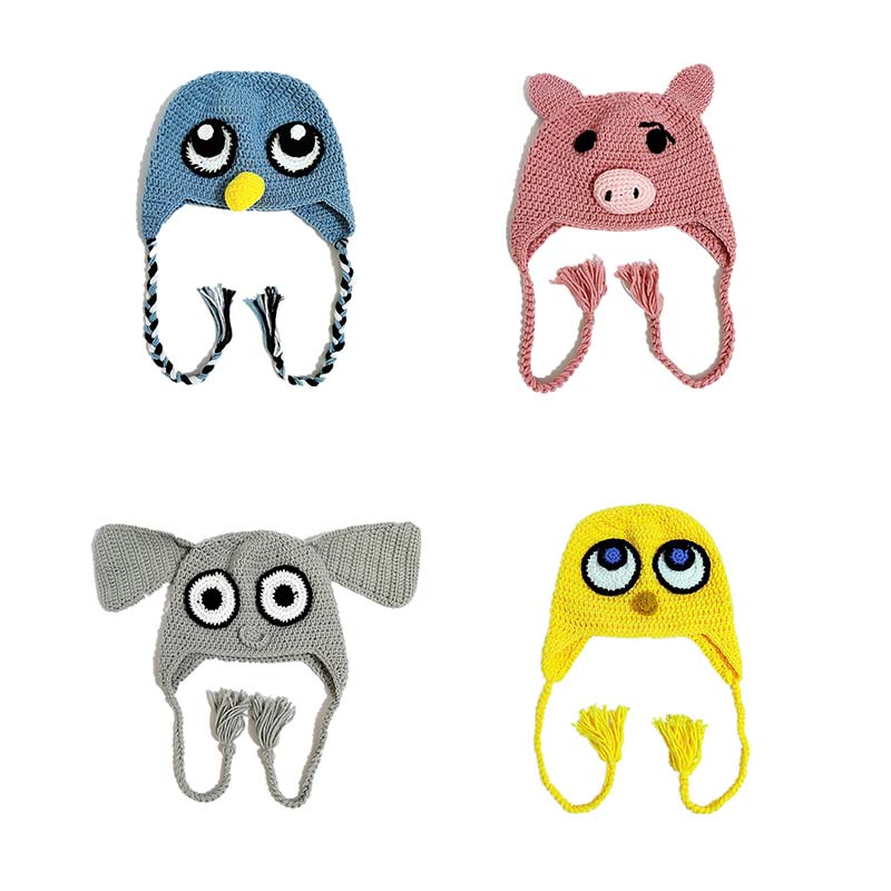 Handmade Cute Cartoon Character Crochet Gerald hat