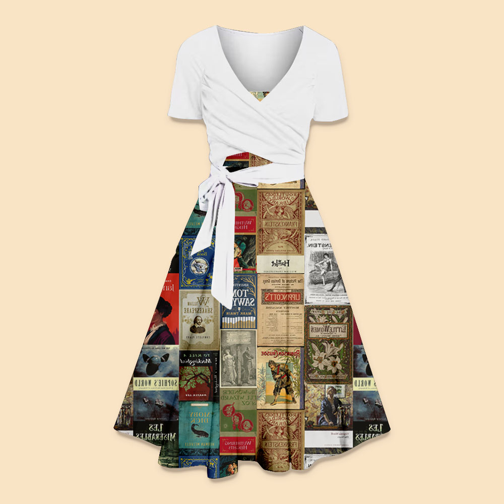 Masterpiece Literature Teacher Uspender Long Skirt Top Suit