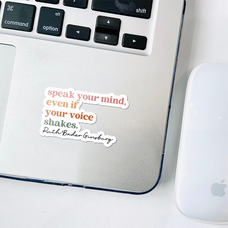 Speak Your Mind Teacher Stickers