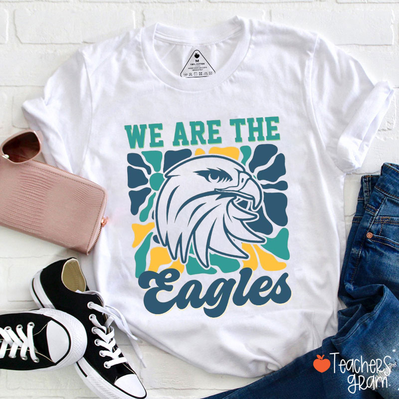 Personalized Mascot Floral We Are Mascot Teacher T-Shirt