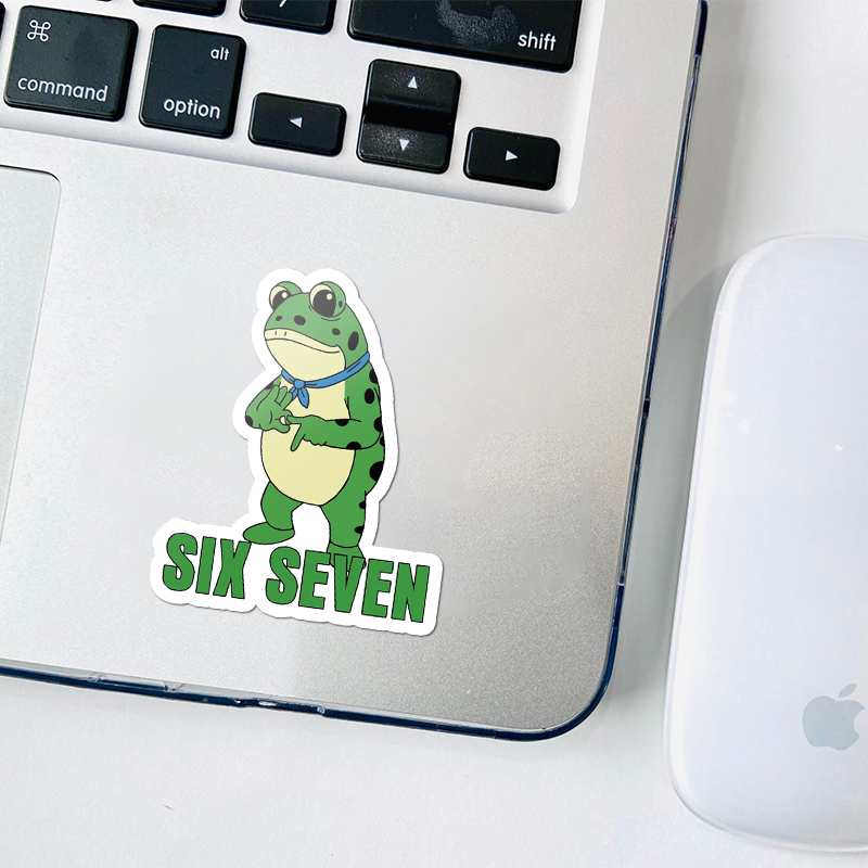 Portland Frog Six Seven Teacher Stickers