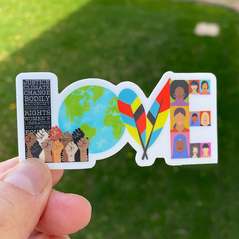 Love Social Justice Teacher Stickers