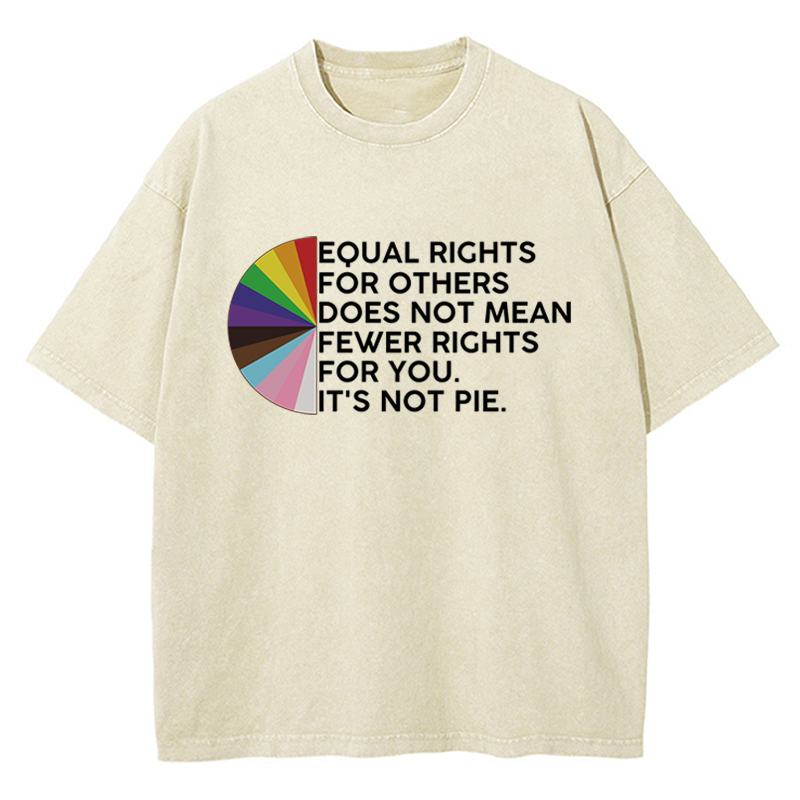 Equal Rights For Others Teacher Washed T-Shirt