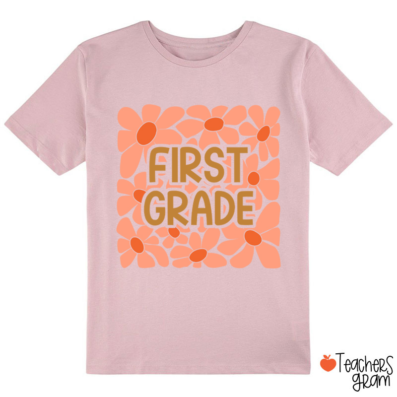 Personalized Yellow Daisy Grade Class T-Shirt