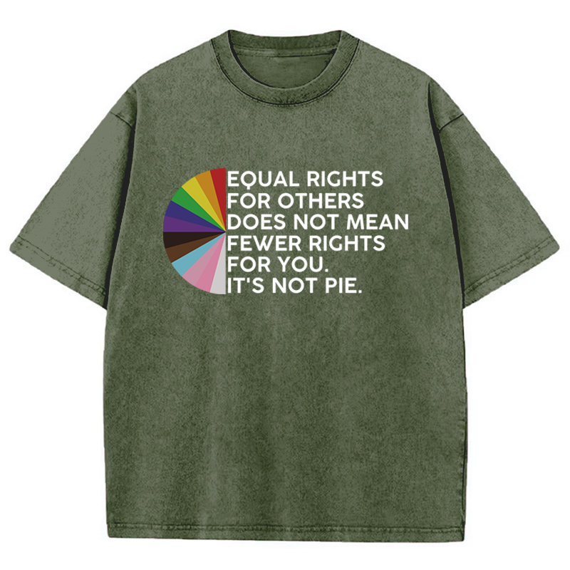 Equal Rights For Others Teacher Washed T-Shirt