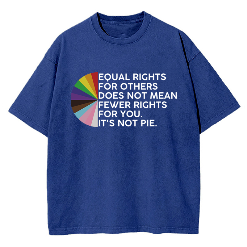 Equal Rights For Others Teacher Washed T-Shirt