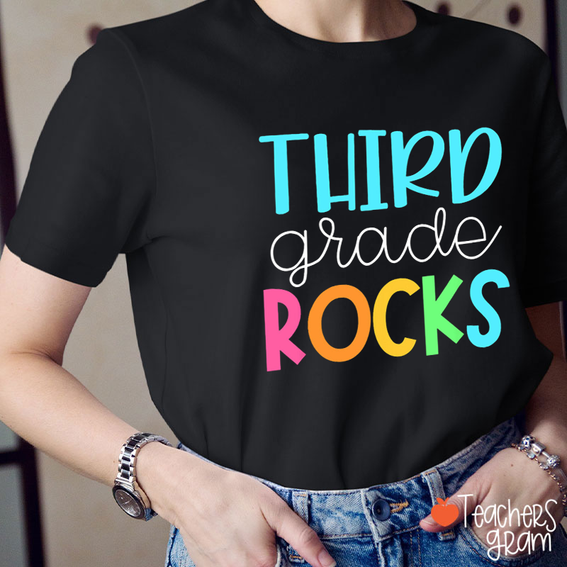Personalized Rock Of My Class Teacher T-Shirt