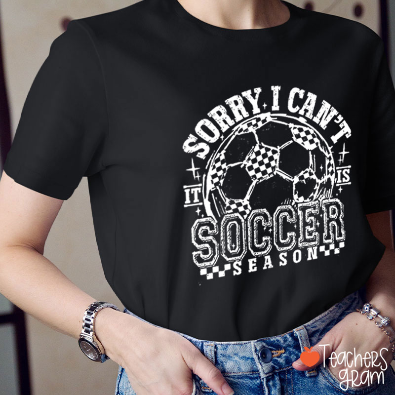 Personalized Sorry I Can't It Is My Favorite Sport Season Teacher T-Shirt