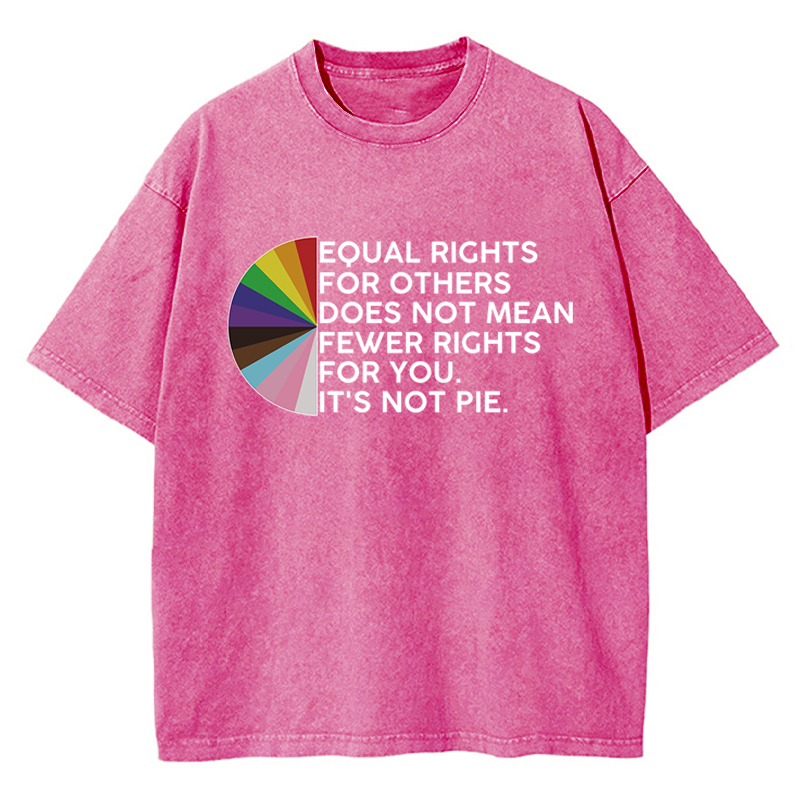 Equal Rights For Others Teacher Washed T-Shirt