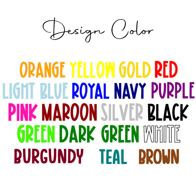 Personalized Mascot Double Contrasting Colors Letter Design Teacher T-Shirt