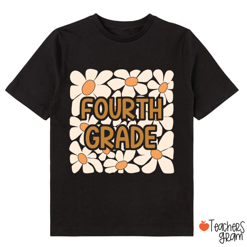 Personalized Yellow Daisy Grade Class T-Shirt