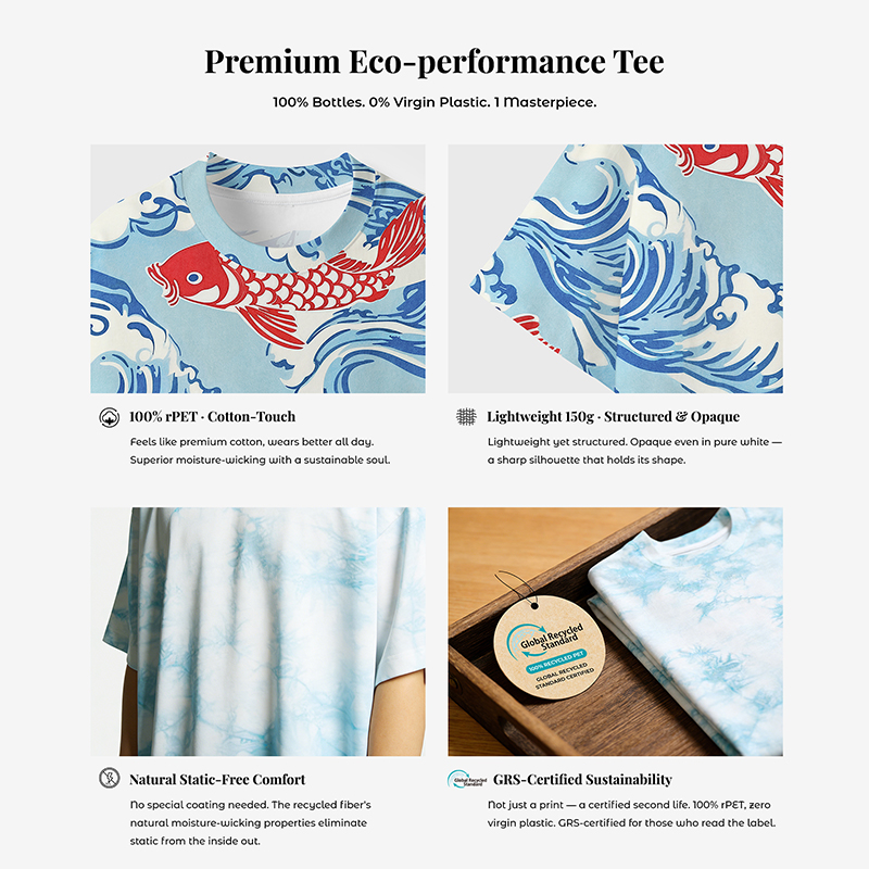 Cat In The Field Teacher Eco Oversized Graphic T-Shirt