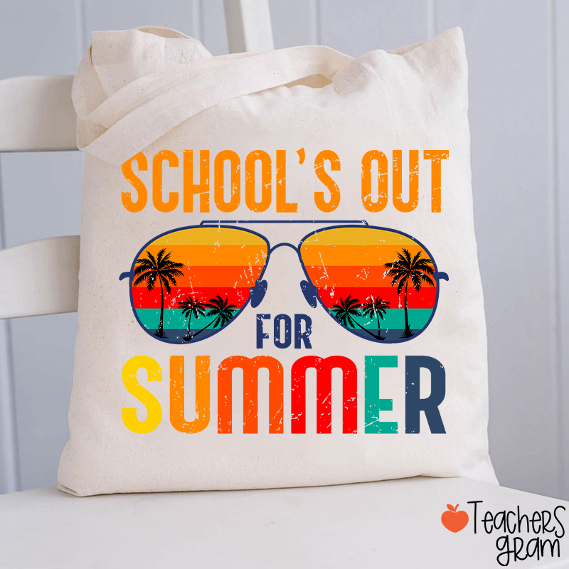 School's Out For Summer Teacher Tote Bag